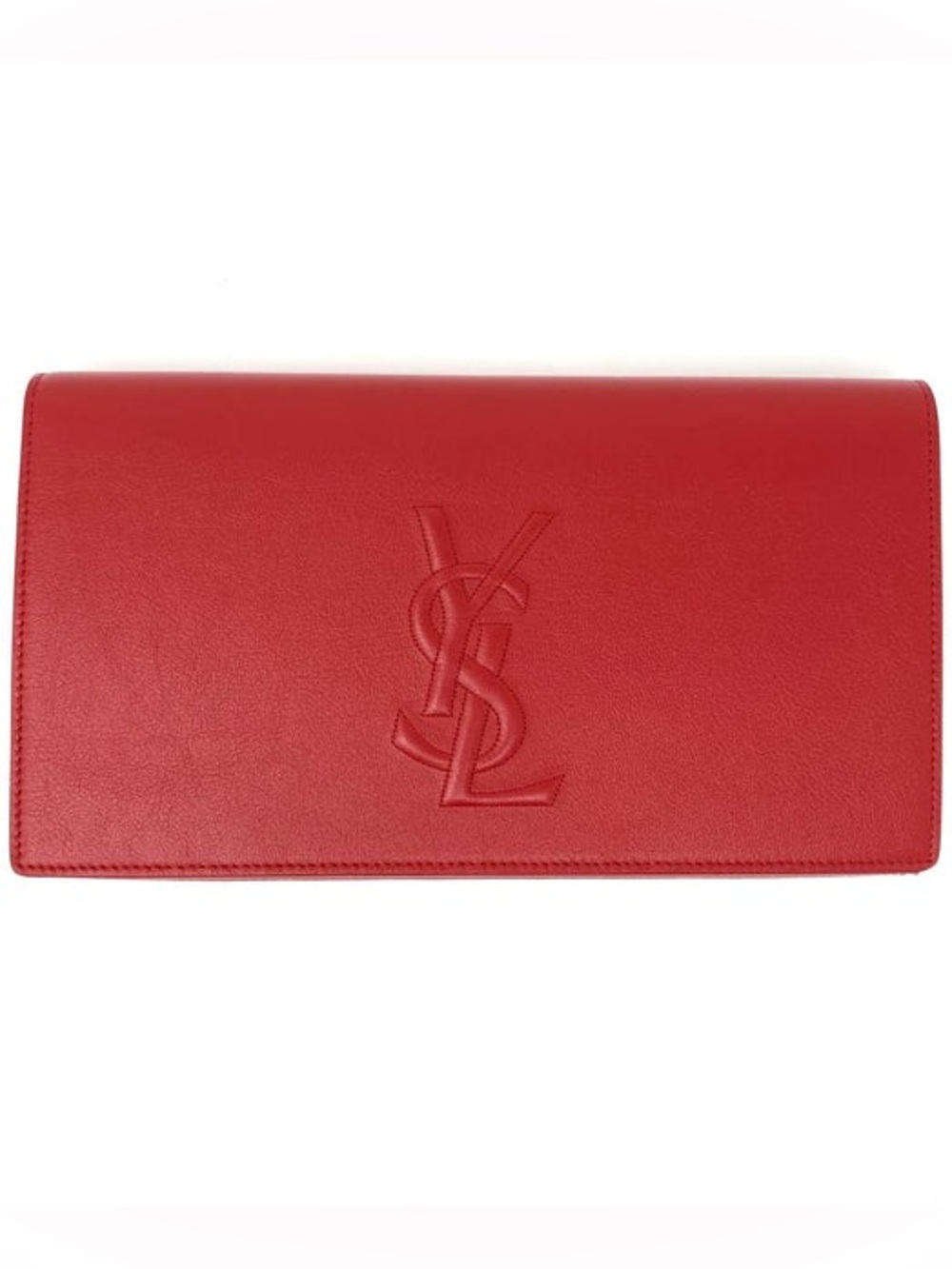 Red YSL Belle de Jour Clutch